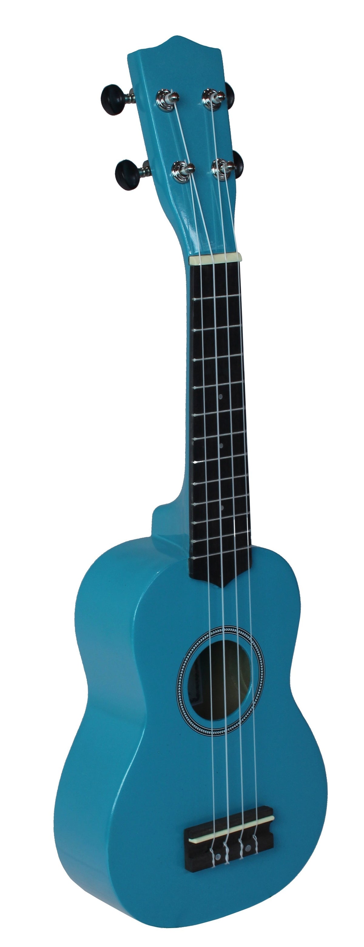 C380.050BL   Ukelele Soprano con Funda LANAI Color Azul Claro Brillo