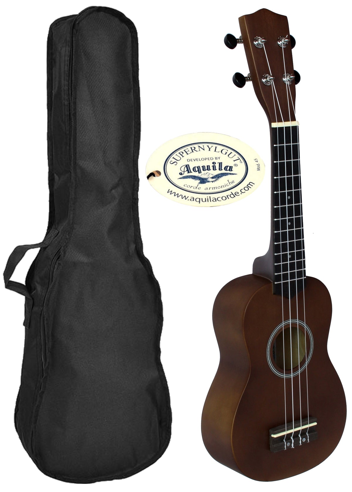 C380.050NA Ukelele Soprano LANAI con Funda Color Natural Satinado