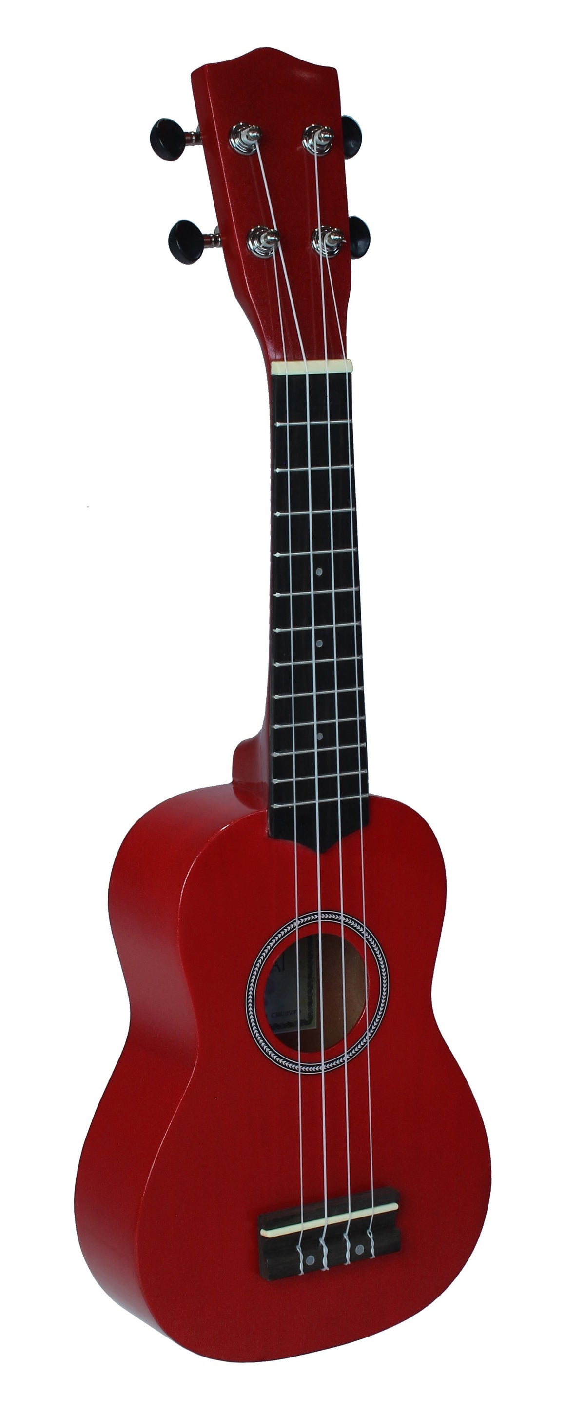 C380.050RD Ukelele Soprano LANAI con Funda Color Rojo  Brillo