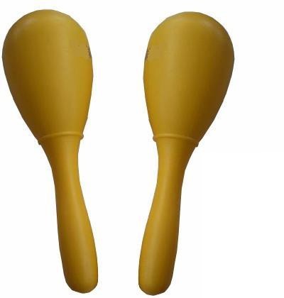 C751.261-YW  Maracas de plastico Amarillas
