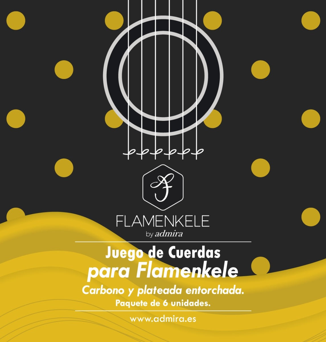 JUEGO DE CUERDAS ADMIRA PARA FLAMENKELE