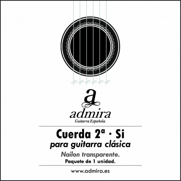  2ª CUERDA ADMIRA PARA GUITARRA CLÁSICA CA502CL
