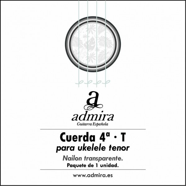 4ª CUERDA ADMIRA PARA UKELELE TENOR NAILON CA504UKT