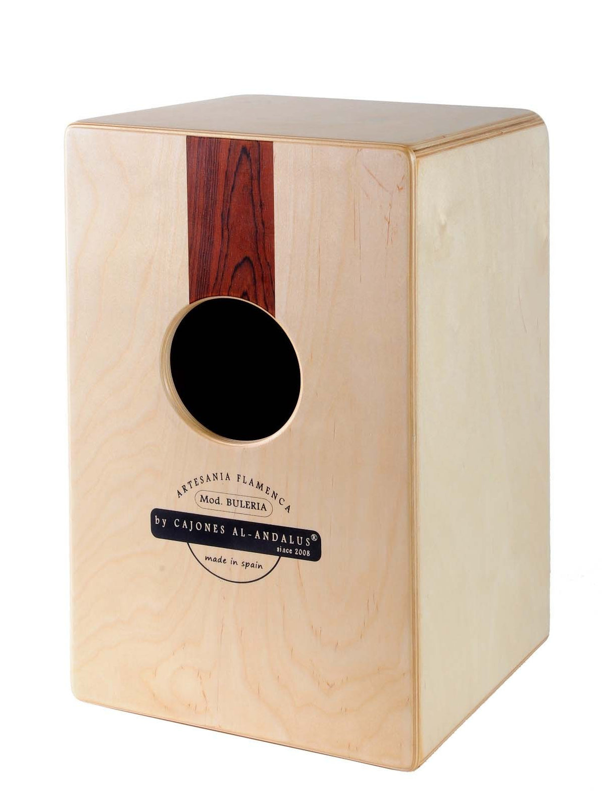 Cajon Al Andalus Buleria con Tapa de Pau ferro