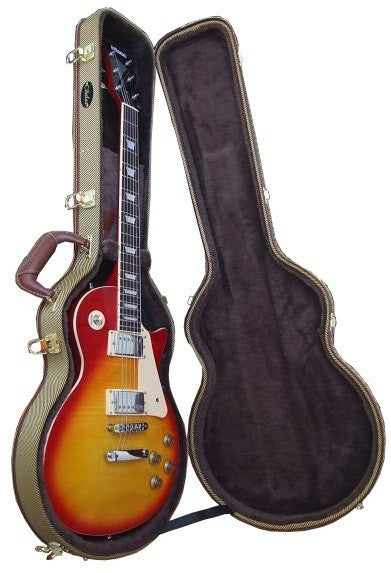 CIBELES  C202.007LPT  Estuches Madera Les Paul Tweed