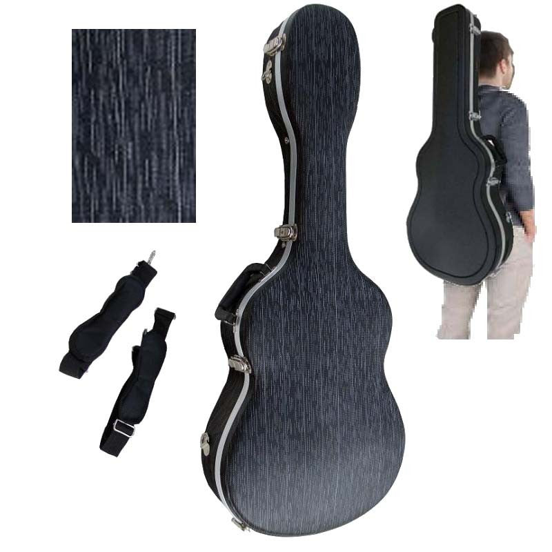 CIBELES  C233.015NR-W   Estuches ABS ACUSTICA Negro Rayado