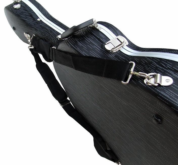 CIBELES  C233.015NR-W   Estuches ABS ACUSTICA Negro Rayado