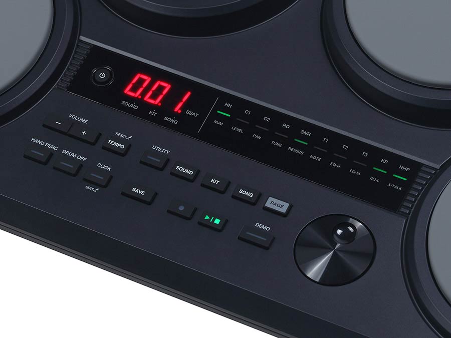 BATERÍA DIGITAL MEDELI DE SOBREMESA 8 PADS CON SENSIBILIDAD