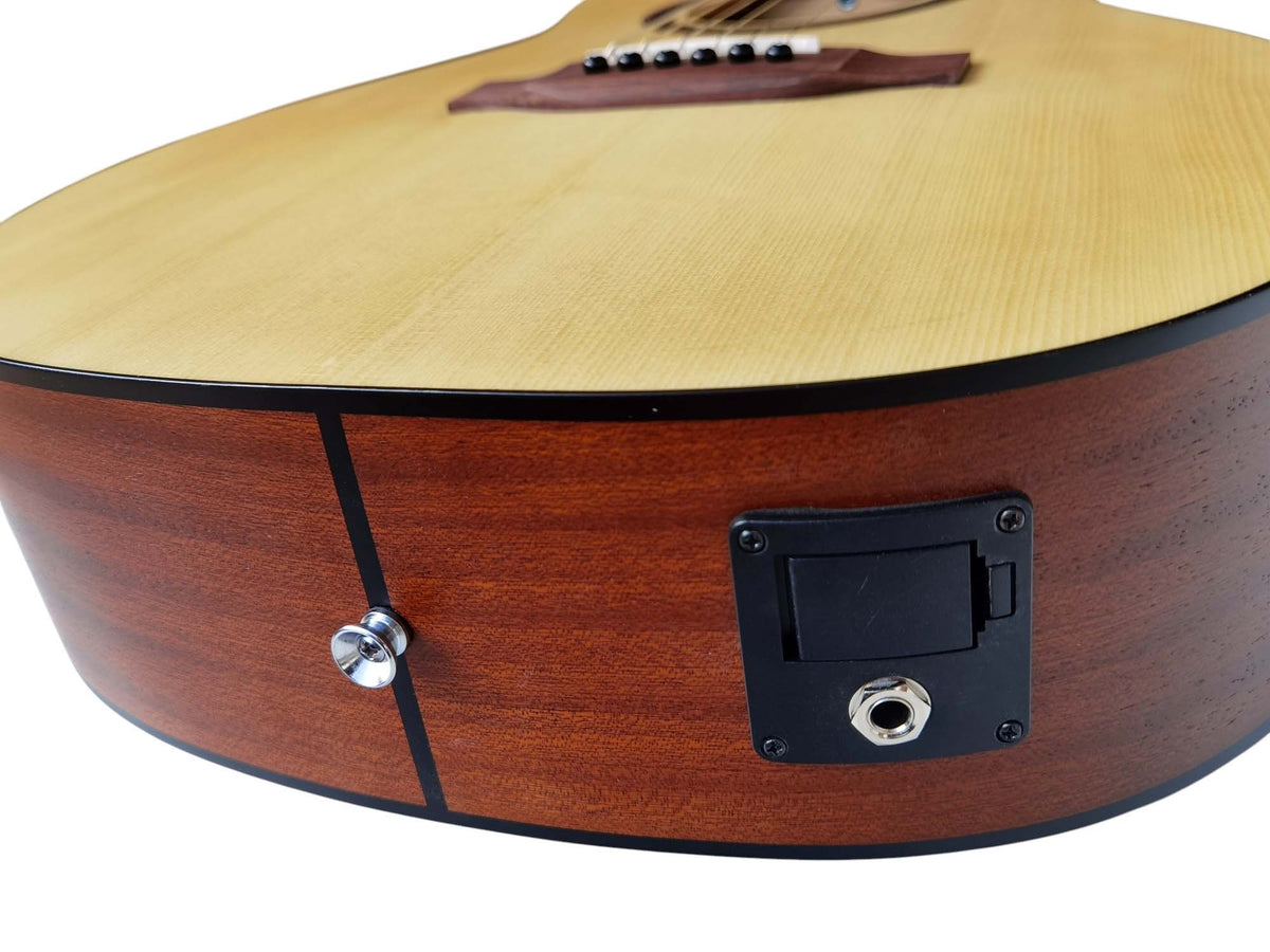 Egmond AV-20 – Guitarra Electroacústica Parlour Amplificada