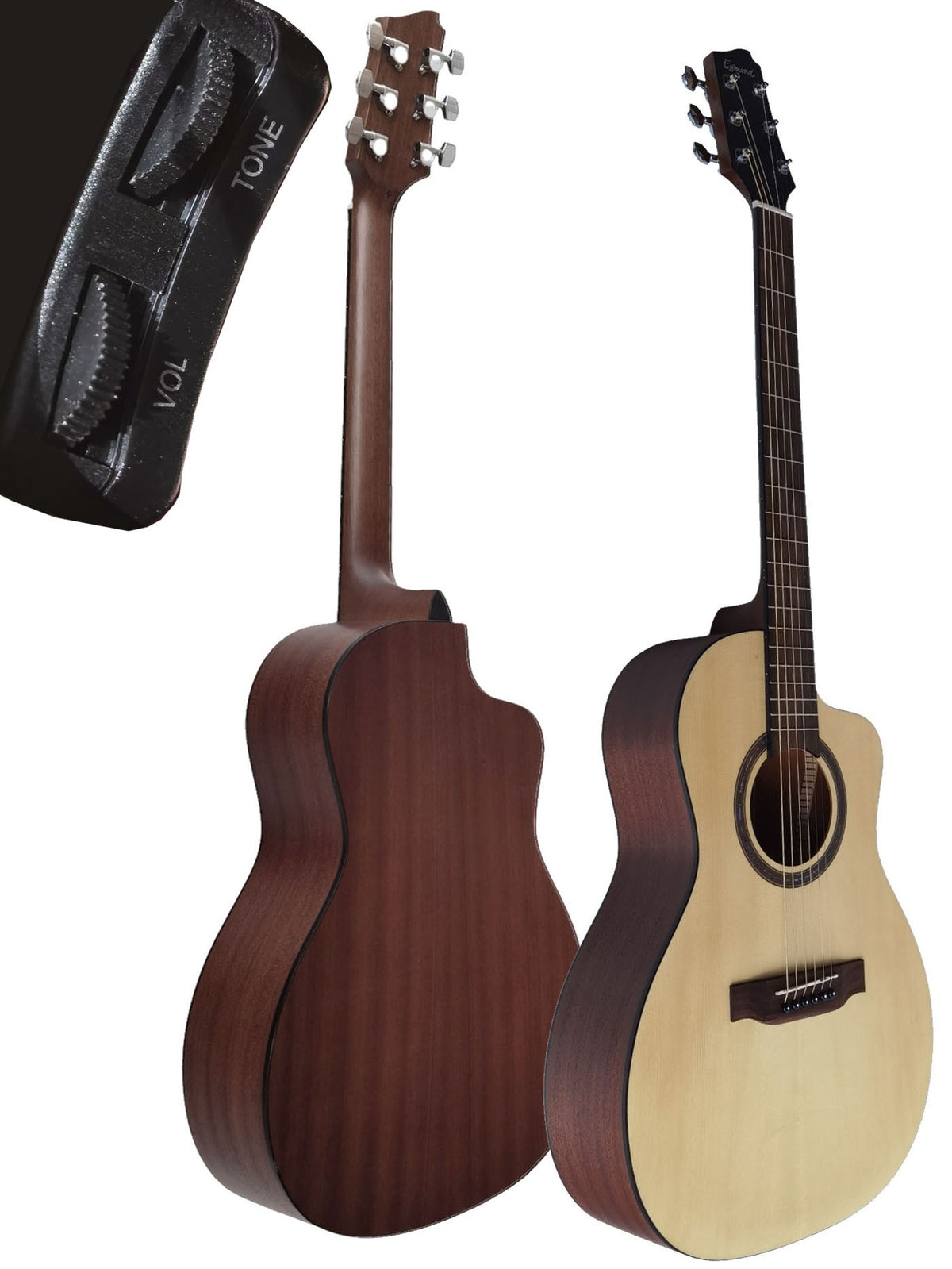 Egmond AV-20 – Guitarra Electroacústica Parlour Amplificada