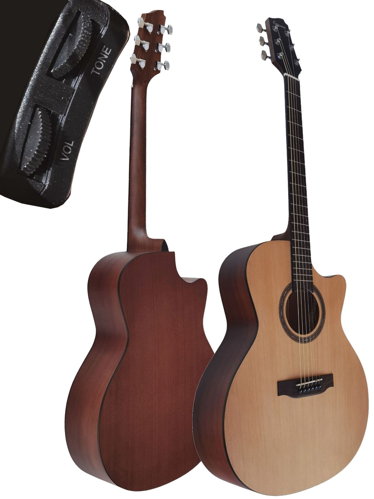 Egmond AV-21 – Guitarra Electroacústica Mini Jumbo Amplificada