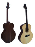 Egmond AV-3 – Guitarra Acústica Toda Maciza con Doble Refuerzo en el Mástil
