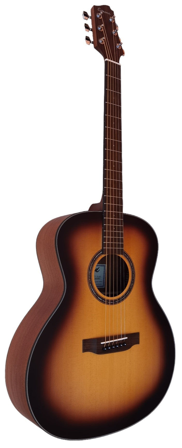 Egmond AV-51 Burst – Guitarra Acústica Grand Auditorium con Tapa Maciza de Abeto y Acabado Sunburst