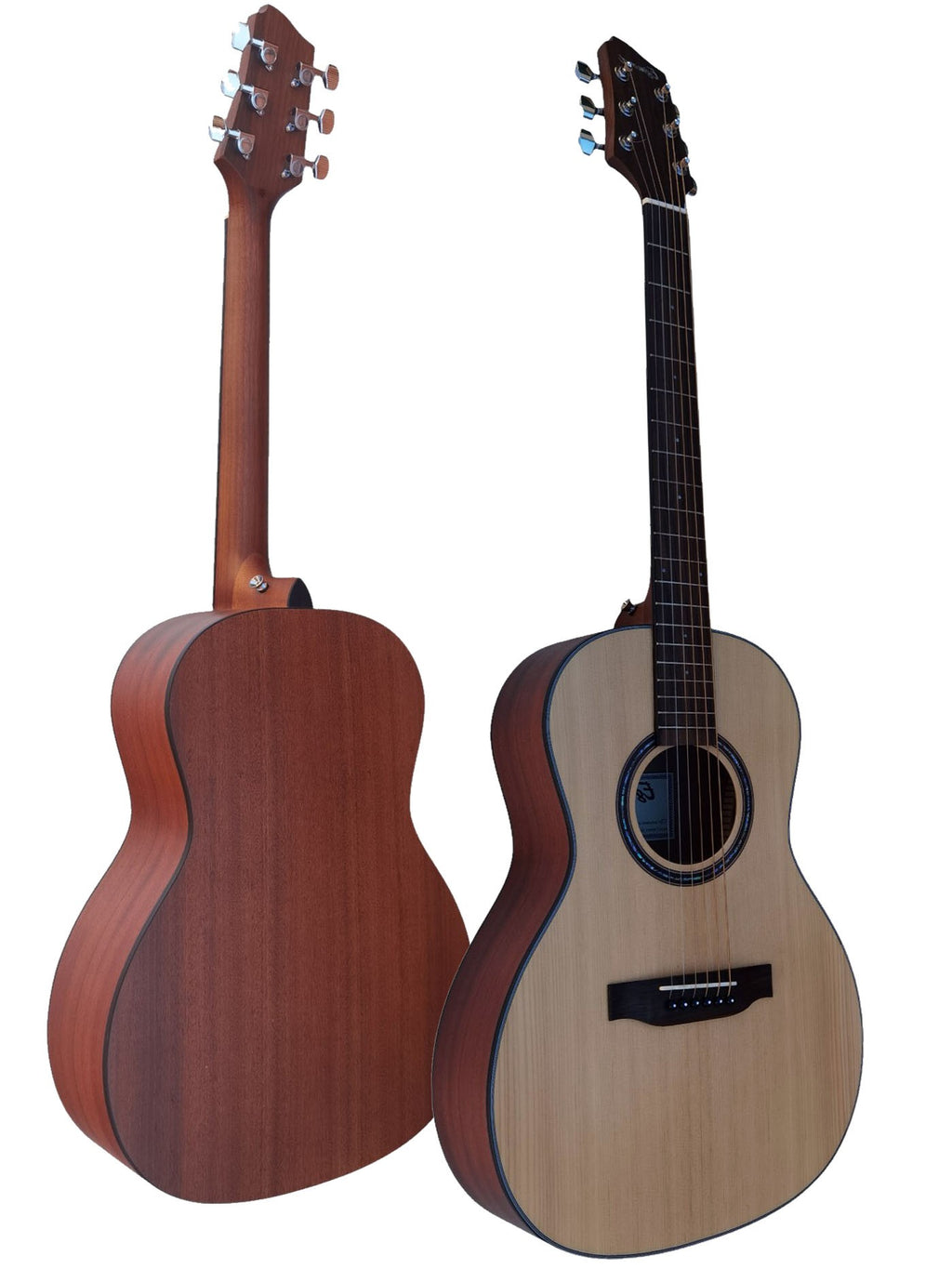 Egmond AV-52 – Guitarra Acústica Parlour con Tapa Maciza de Abeto