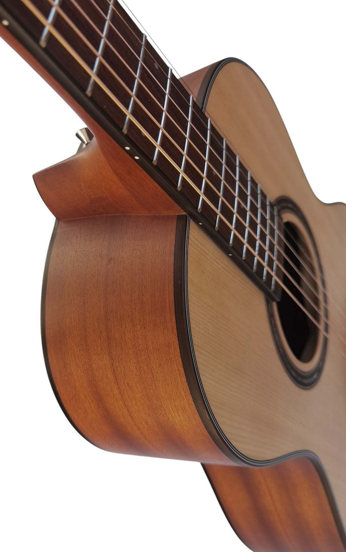 Egmond AV-52 – Guitarra Acústica Parlour con Tapa Maciza de Abeto