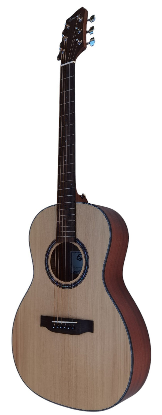 Egmond AV-52 – Guitarra Acústica Parlour con Tapa Maciza de Abeto