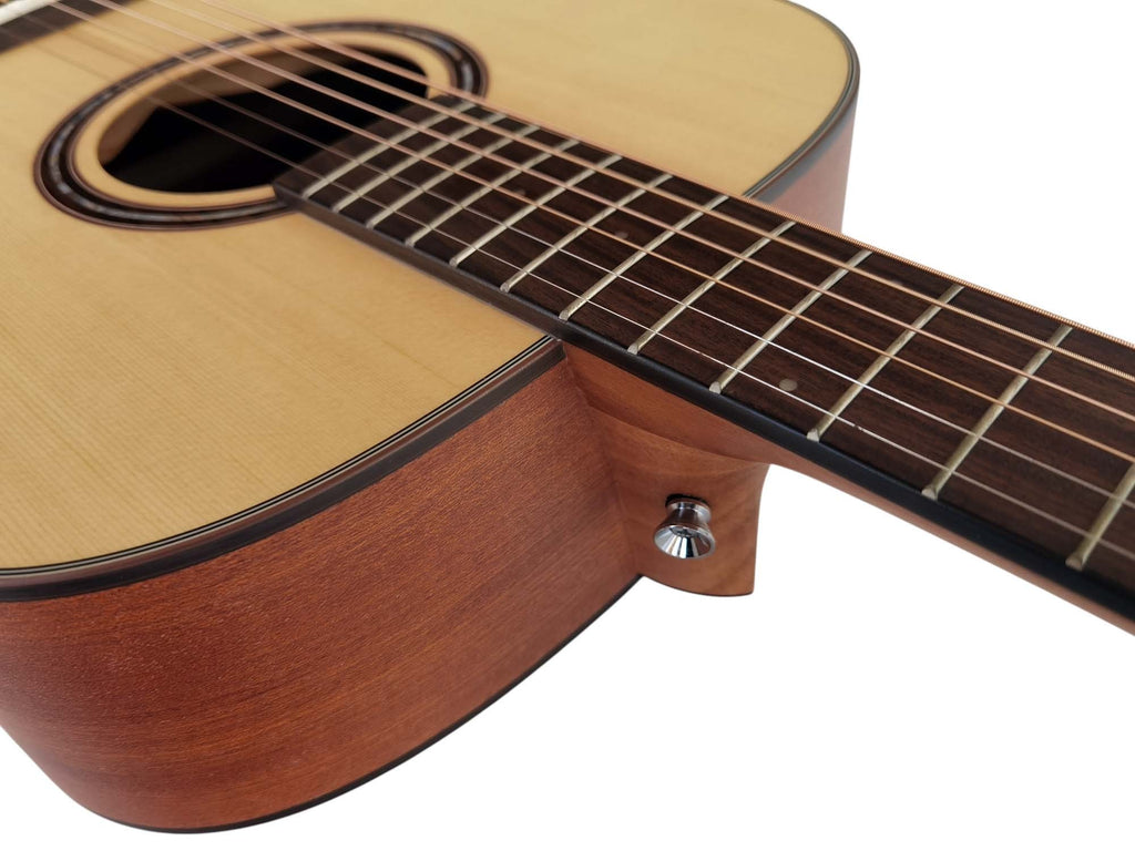 Egmond AV-53 – Guitarra Acústica Mini Jumbo con Tapa Maciza de Abeto