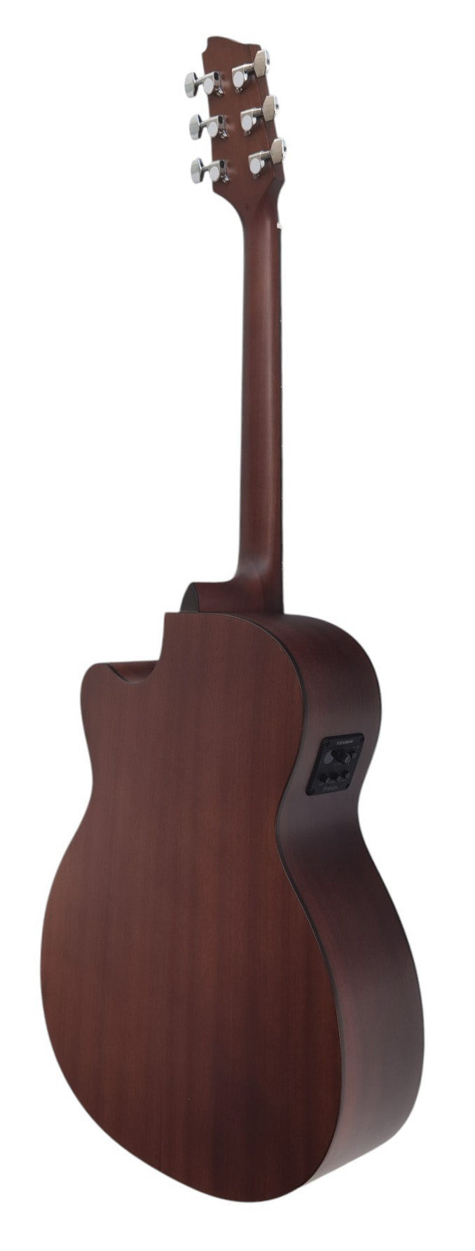 Egmond AV-53CE – Guitarra Electroacústica Mini Jumbo con Cutaway, Tapa Maciza de Abeto y Previo Fishman Presys II