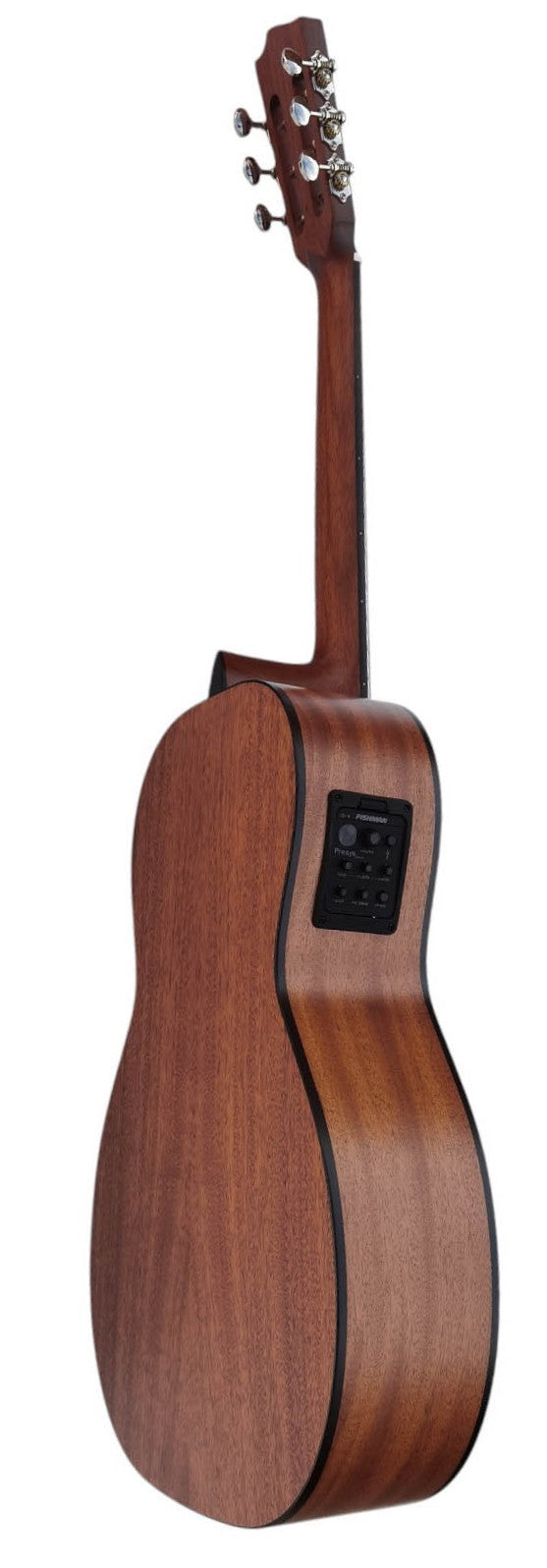 Egmond PC26N FE – Guitarra Electroacústica Parlour con Tapa Maciza de Cedro y Previo Fishman PSY-301