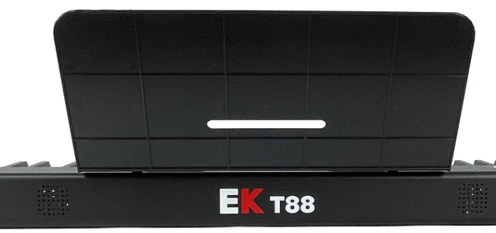 PIANO DE ESCENARIO PORTABLE CON BATERIA RECARGABLE NEGRO EK EKT88BK 