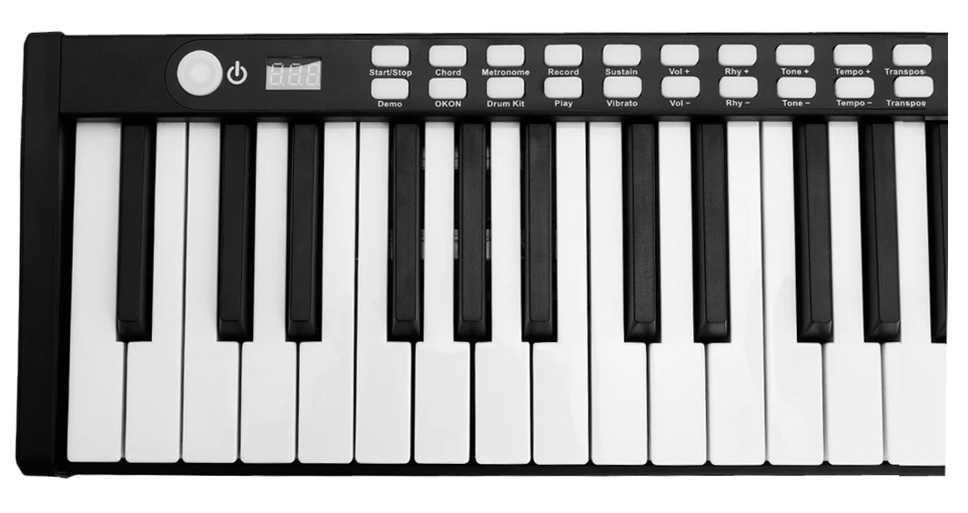 PIANO DE ESCENARIO PORTABLE CON BATERIA RECARGABLE NEGRO EK EKT88BK 