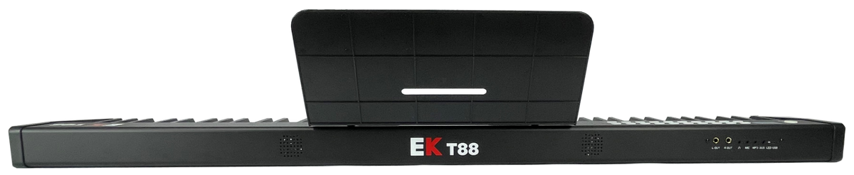 PIANO DE ESCENARIO PORTABLE CON BATERIA RECARGABLE NEGRO EK EKT88BK 