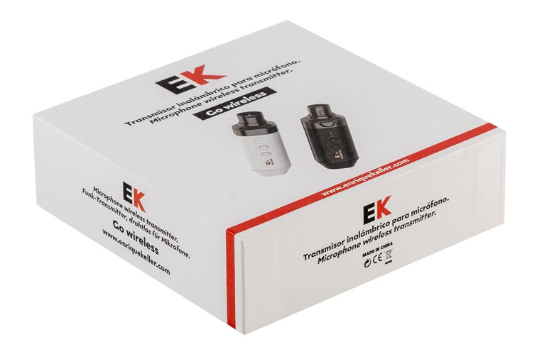 SISTEMA EK INALÁMBRICO TRANSMISOR/RECEPTOR PARA MICRÓFONO