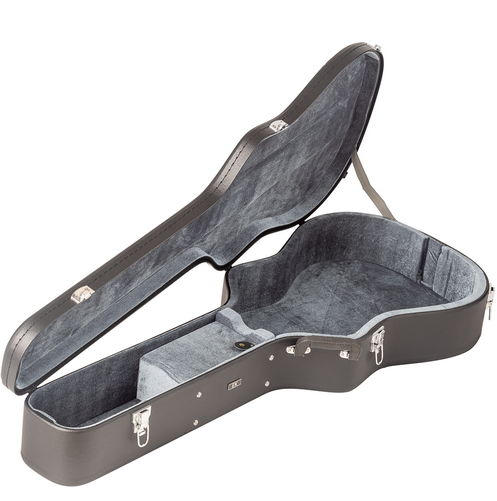 ESTUCHE EK DE MADERA PARA GUITARRA ACÚSTICA 