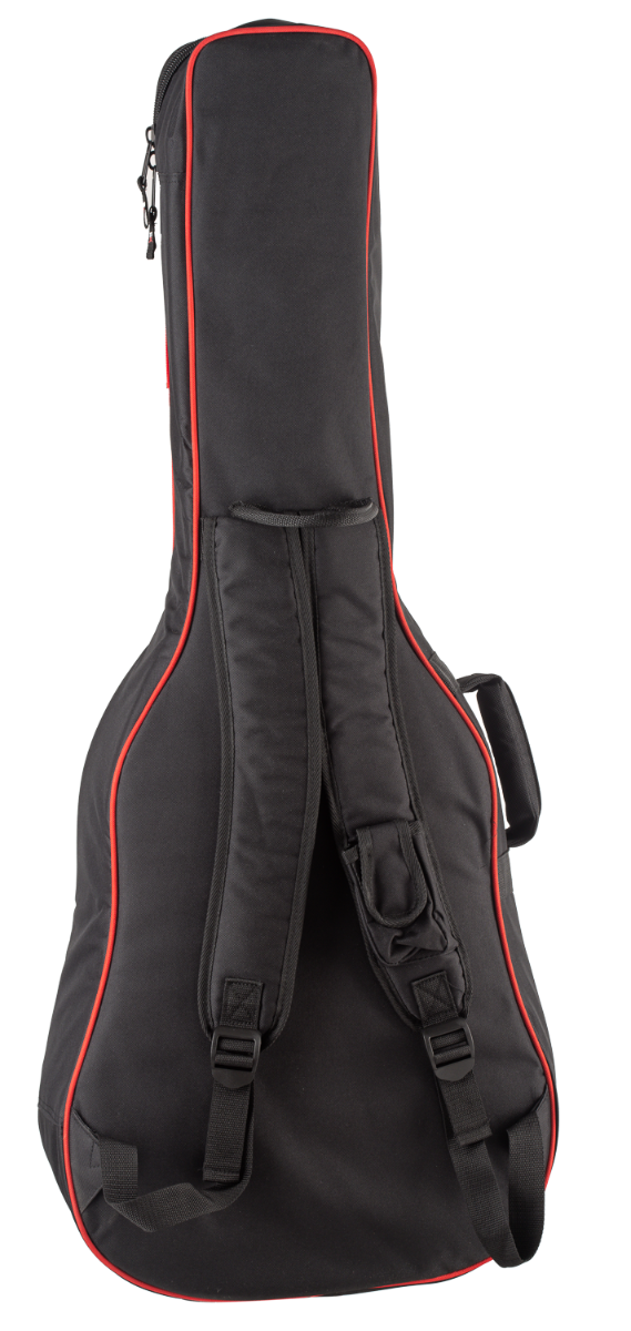FUNDA EK PARA GUITARRA ACÚSTICA DE 30mm ROJA 
