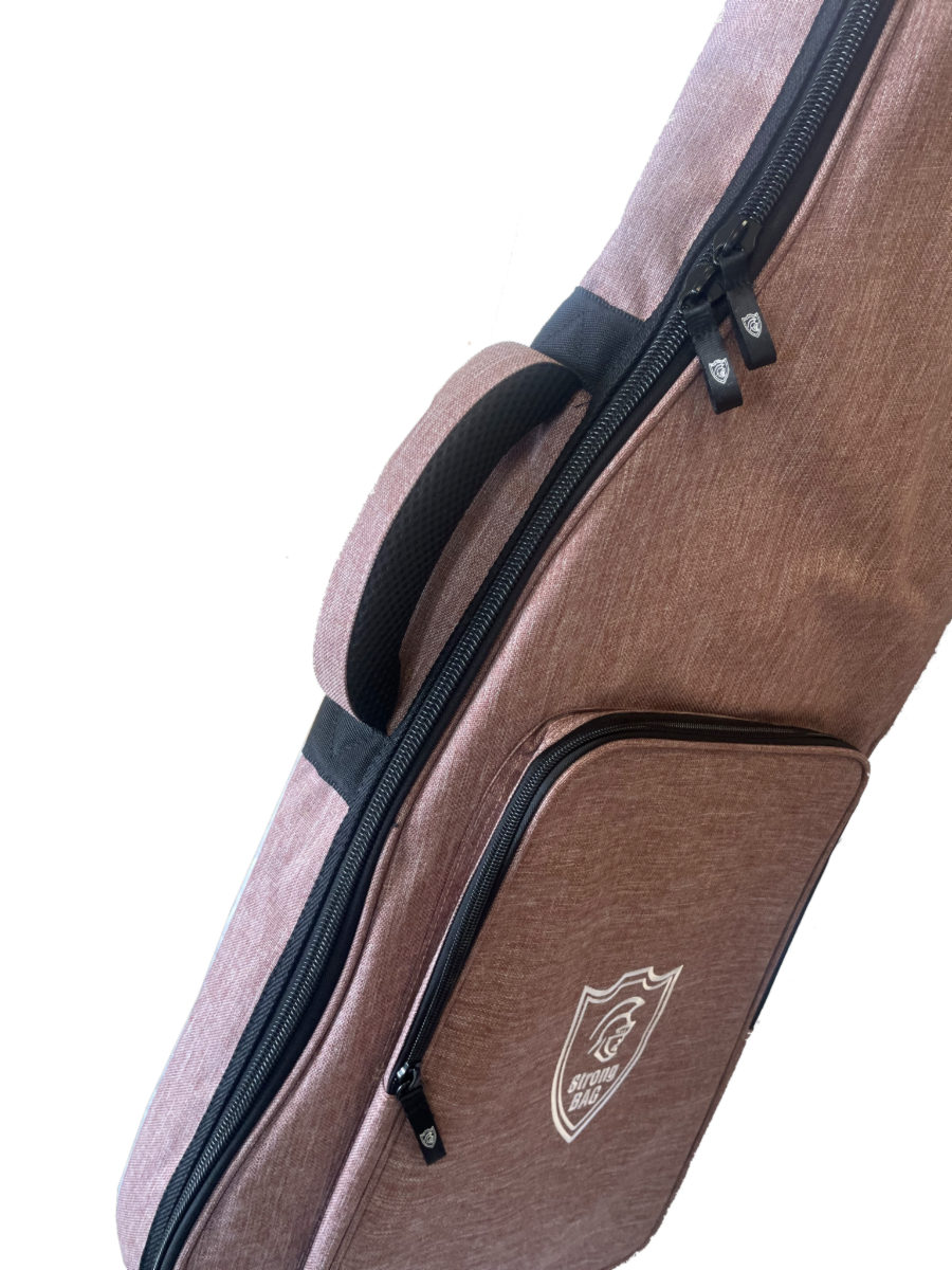FUNDA STRONGBAG PARA GUITARRA ELÉCTRICA DE 10mm ROSA