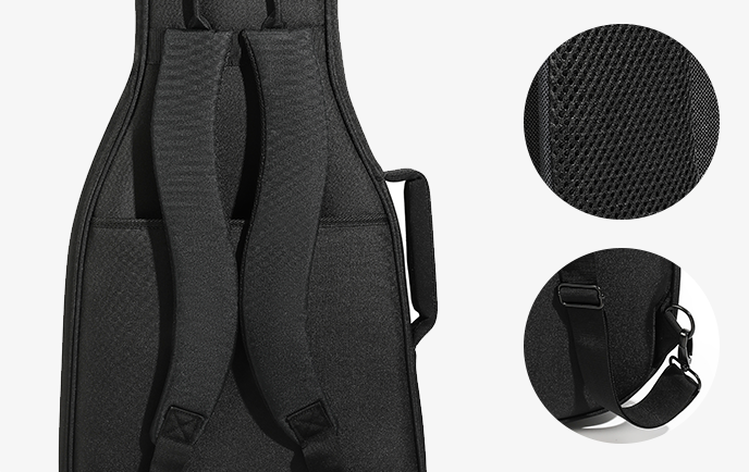 FUNDA REAL MISSION ACÚSTICA NEGRO