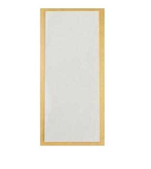 GOLPEADOR BLANCO ADHESIVO PEQUEÑO RECTANGULAR GBAP