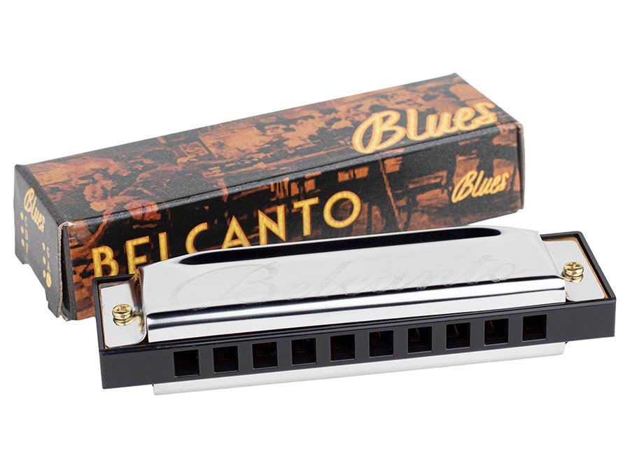 ARMÓNICA DE BLUES BELCANTO 20 LENGÜETAS DE ABS EN G#
