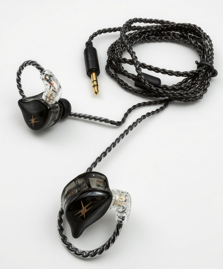 AURICULAR DE OIDO DOUBLE IER1 CON CABLE EXTRAIBLE