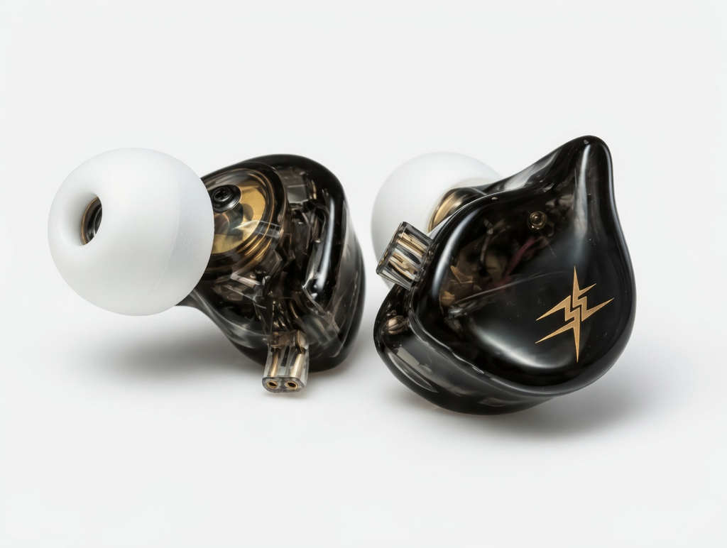 AURICULAR DE OIDO DOUBLE IER1 CON CABLE EXTRAIBLE