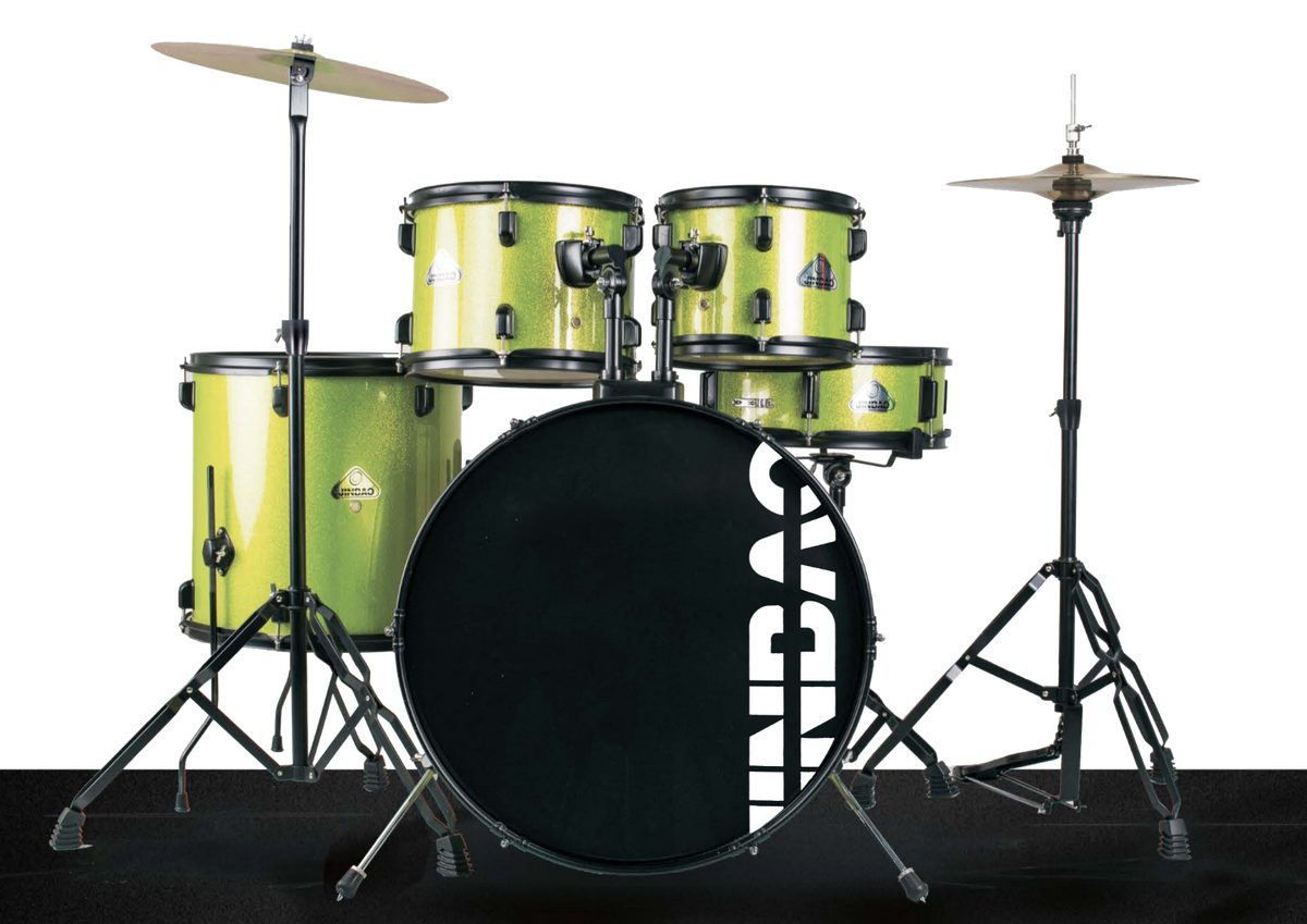 BATERÍA JINBAO BOMBO DE 22" VERDE