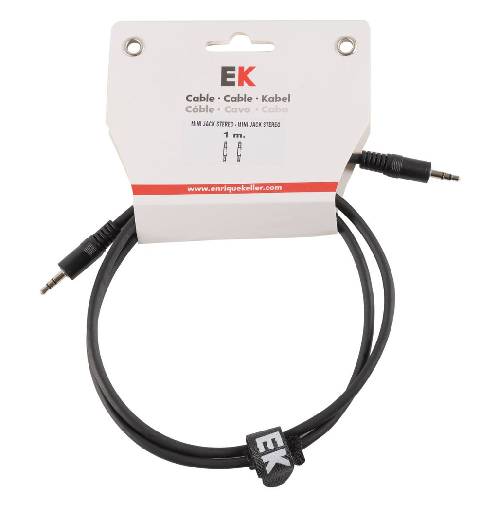 CABLE EK AUDIO MINI JACK STEREO - MINI JACK STEREO 1 M