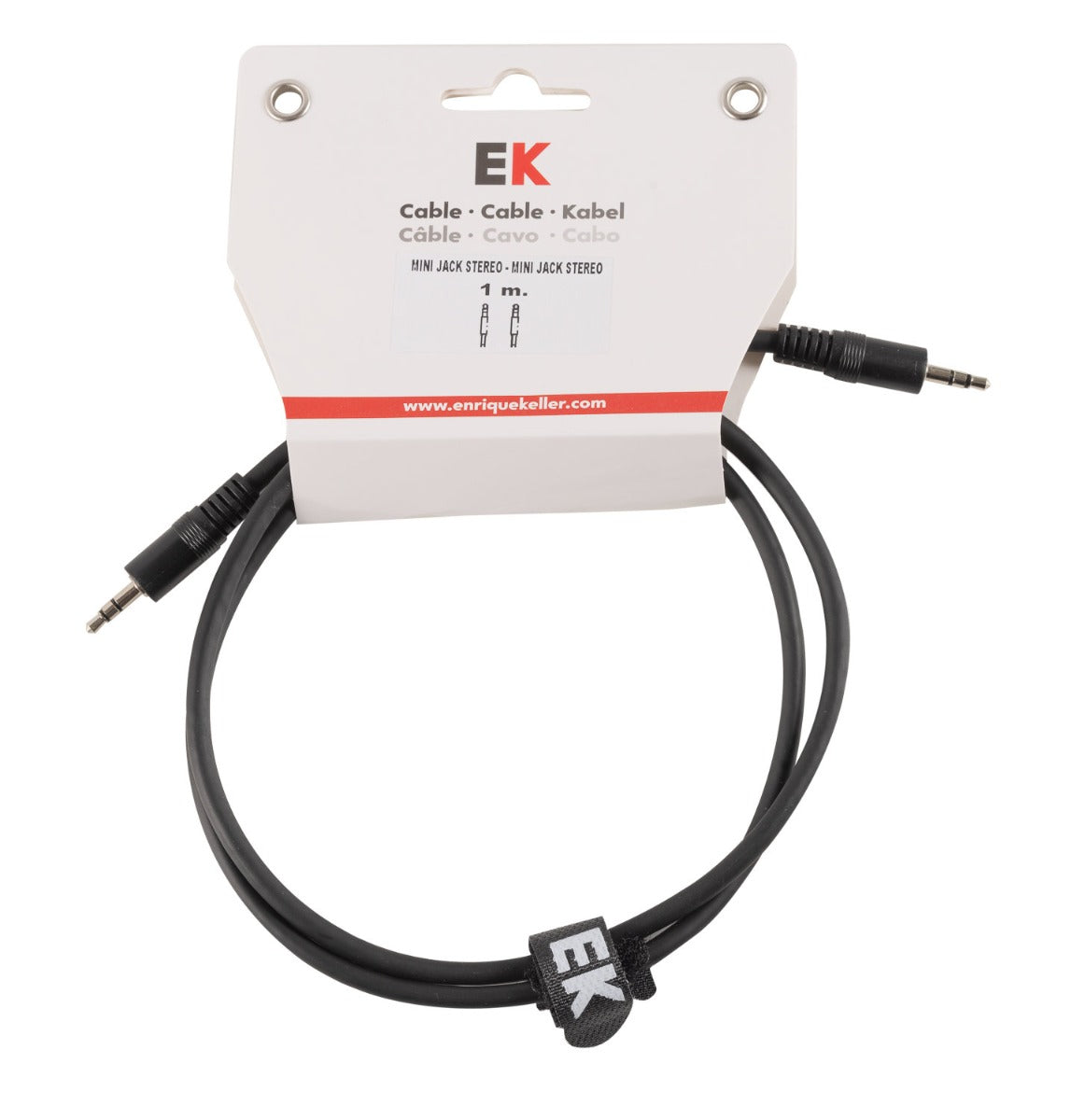 CABLE EK AUDIO MINI JACK STEREO - MINI JACK STEREO 1 M