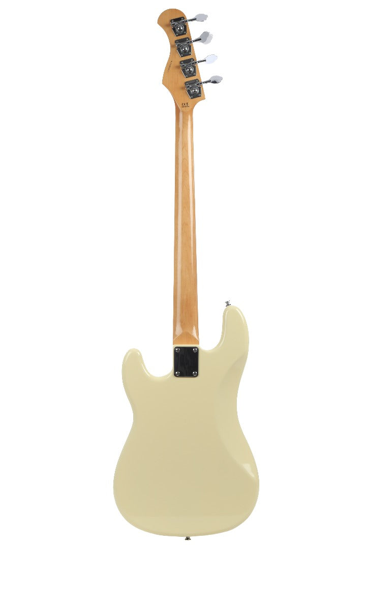 BAJO ELÉCTRICO PRECISIÓN BASS DE PRODIPE SERIE PB80 BLANCO VINTAGE
