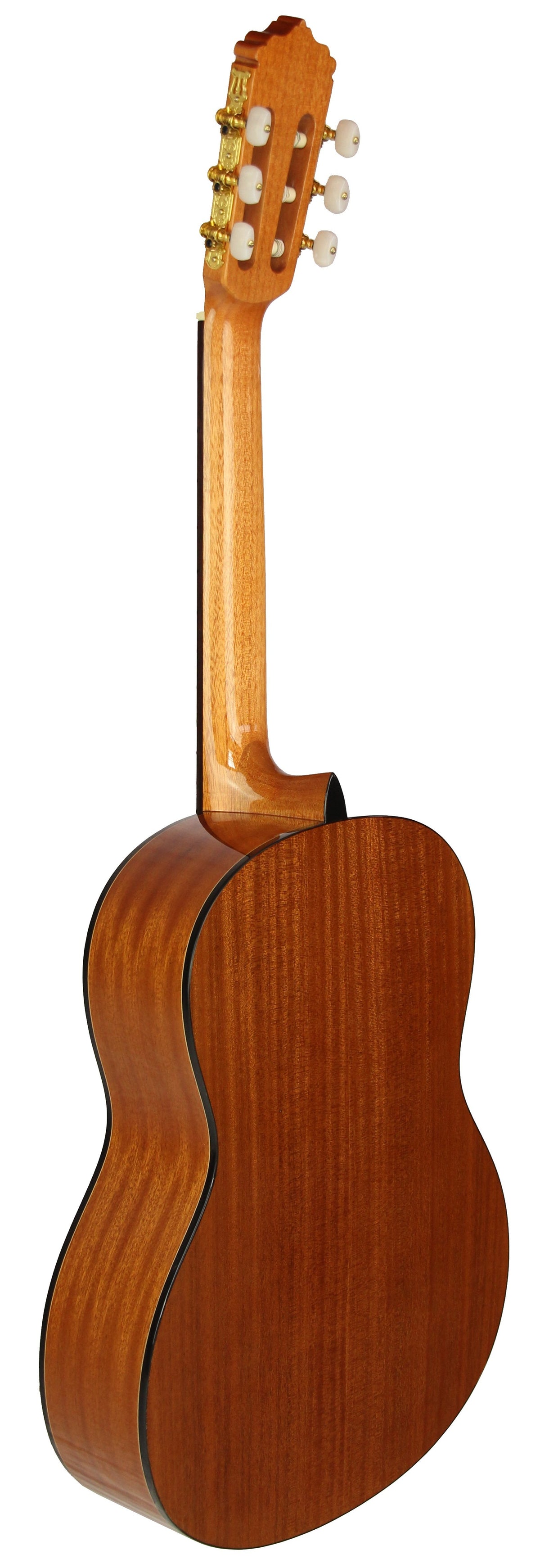 C320.203-7/8-615 Guitarra Clasica Vicente Tatay - Fondo de Sapeli con Tapa de Abeto - Brillo - Tamaño Cadete 7/8 tiro 615