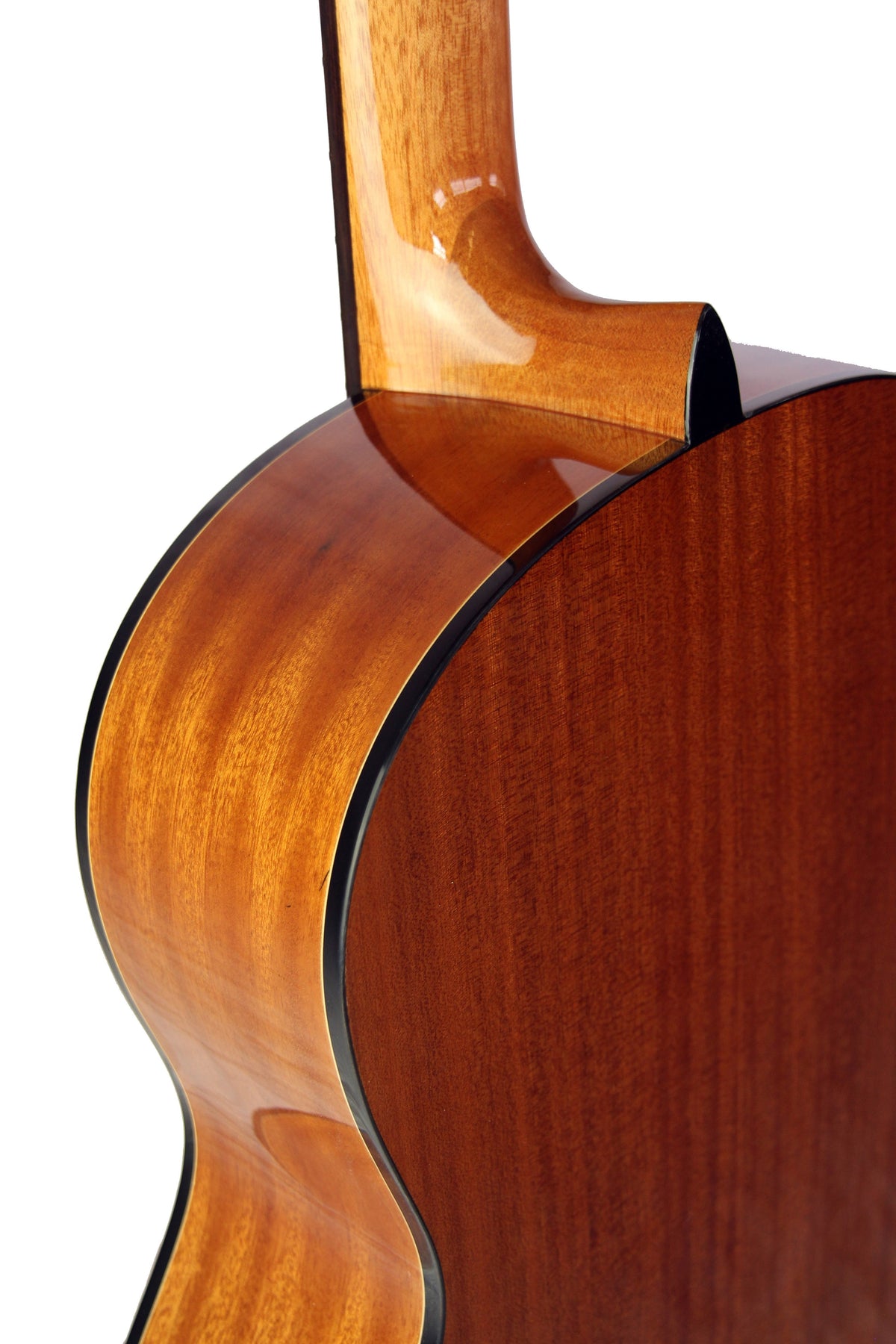 C320.203-7/8-615 Guitarra Clasica Vicente Tatay - Fondo de Sapeli con Tapa de Abeto - Brillo - Tamaño Cadete 7/8 tiro 615