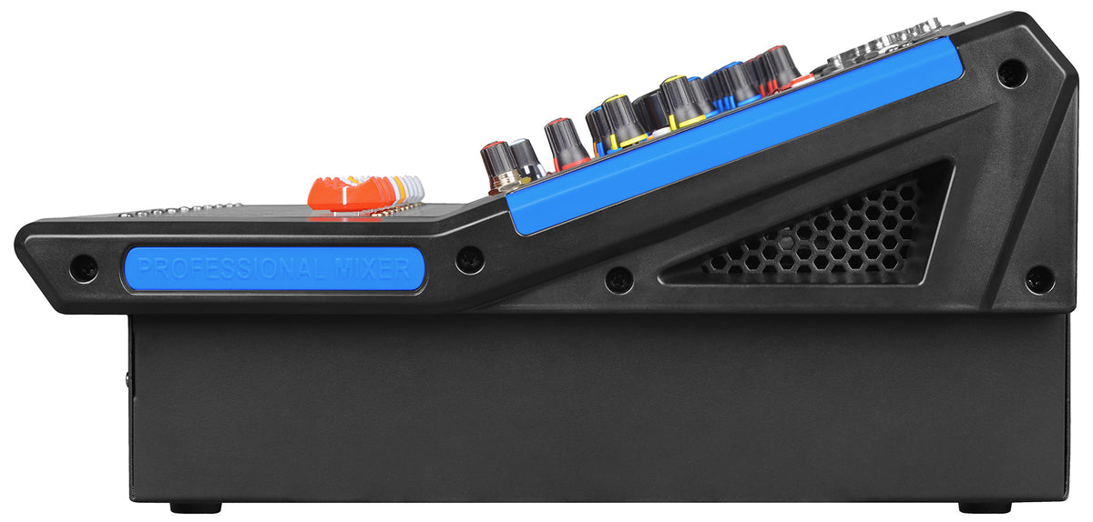 MESA DE MEZCLAS EK AUDIO AMPLIFICADA Y CON EFECTOS KW12E