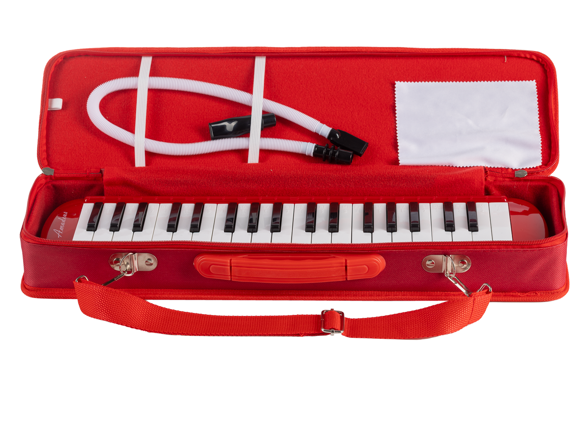 MELÓDICA 37 AMADEUS ROJA CON ESTUCHE