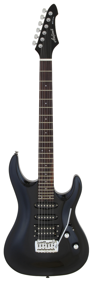 GUITARRA ARIA MAC-STD NEGRO METALIZADO