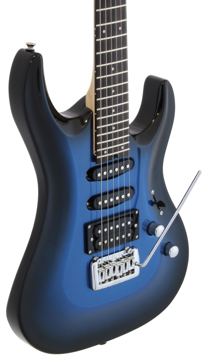 GUITARRA ARIA MAC-STD AZUL METALIZADO