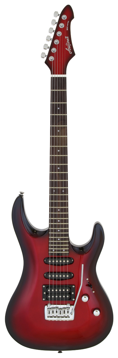 GUITARRA ARIA MAC-STD ROJO METALIZADO