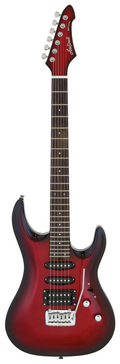 GUITARRA ARIA MAC-STD ROJO METALIZADO