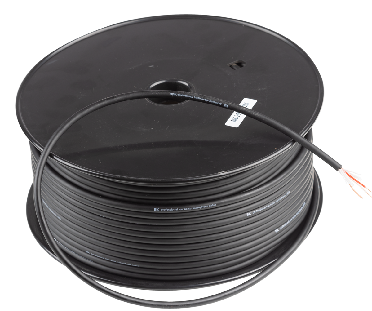 BOBINA DE CABLE PARA MICRÓFONO DE 100m