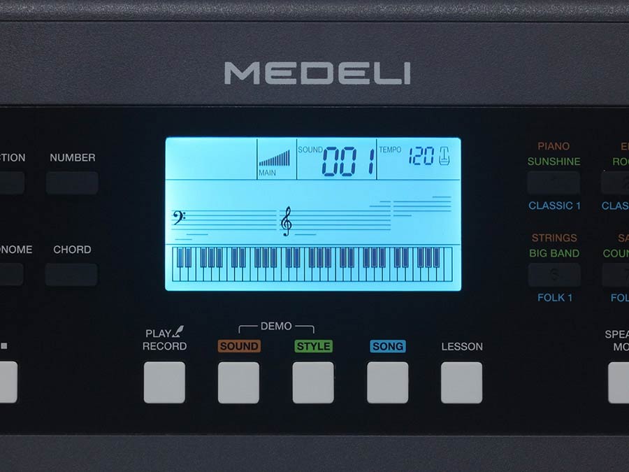 TECLADO MEDELI 61 TECLAS MK61