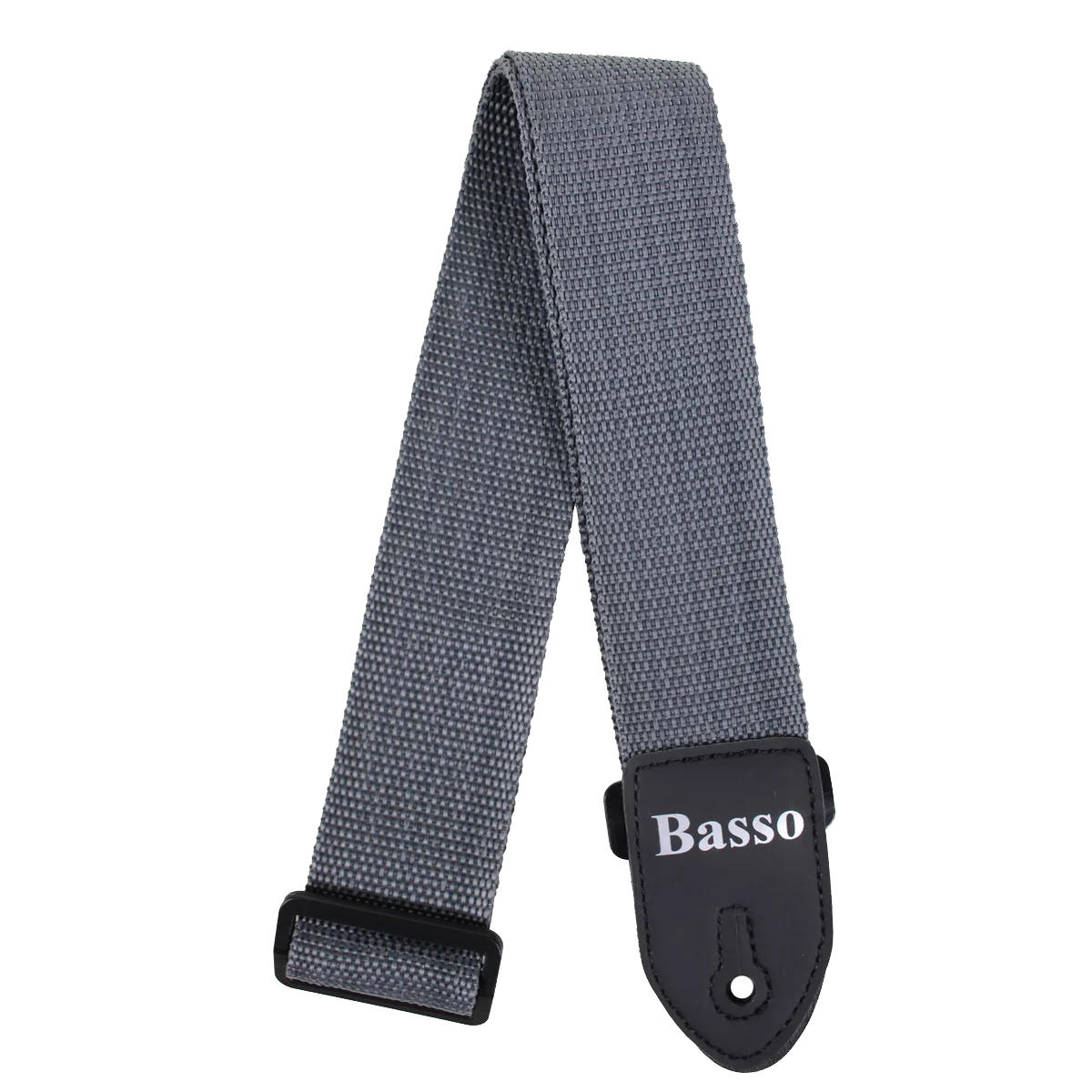 CORREA BASSO PARA GUITARRA Y BAJO GRIS 5cm